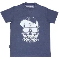Rock Or Die Skull Crew T-shirt Met Korte Mouwen