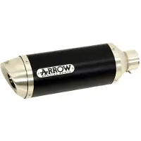 Arrow Thunder Aluminium Dark Yamaha Mtx 850 Niken ´18-20 Gehomologeerde Uitlaatdemper