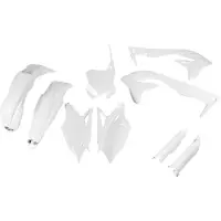 Ufo Kawasaki Kxf 450 2016-2017 Kakit223f-047 Fork Protectors & Plastic Set