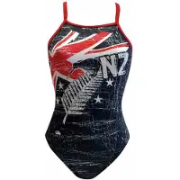 Turbo New Zealand Vintage 2013 Swimsuit Zwart 4XL Vrouw