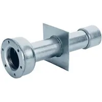 AstralPool 00327 Inox Aisi304 L240mm Wandbuis Met Aan Beide Zijden 1 1/2 Binnendraad