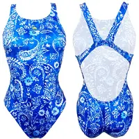 Turbo Blu Cachemir Swimsuit Blauw 7-8 Years Meisje