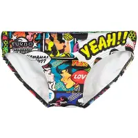 Turbo Yeah Comic Swimming Brief Veelkleurig 3-4 Years Jongen
