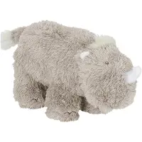 Happy horse Neushoorn Rufus Knuffel 22cm - Grijs - Baby knuffel