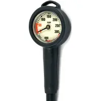 Metalsub Pressure Gauge 400 Bar Zwart
