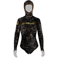 Epsealon Lotus 5 Mm Woman Spearfishing Jacket Zwart XL Vrouw