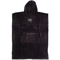 Ocean & Earth Corp Hooded Poncho Zwart