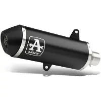 Arrow Urban Aluminium Dark With Dark End Cap Honda Pcx 125 ´21 Gehomologeerde Uitlaatdemper