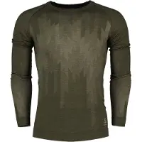 Odlo Kinship Performance Wool Warm L/S - Synthetisch ondergoed - Heren Deep Depths Melange S
