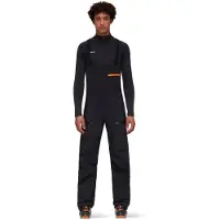 Mammut - Eiger Free Pro Hardshell Bib Pants - Regenbroek 44 - Regular, zwart