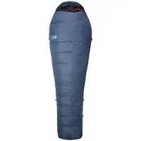 Mountain Hardwear Bishop Pass -1C Lange Blauwe Slaapzak || Maat: Long - Rits Links