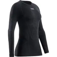 X-Bionic - Women's Symbio Merino Shirt L/S - Merino-ondergoed M, zwart
