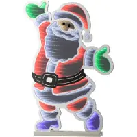 Lumineo Infinity Lights Kerstman H60cm Multi multi Kunststof Kerstverlichting