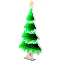 Lumineo Decoris Deco Boom Met Infinity Verlichting - Multikleur - 90cm - Binnen