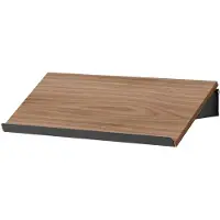 New Works Magazine Shelf Kit Walnut | Black