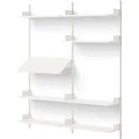 New Works Living Schap 1900 Mm Wit - Rekkensysteem (modulair) White - 42001+42009+42007+42016+42014 WHT LIV