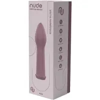Nude Glass - Jade - Minivibrator met torpedovorm