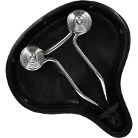 Merkloos Comfortabel Fietszadel voor Iedere Rijstijl 27cm lengte - Racefiets, Stadsfiets, Vrouwen & Mannen - Waterdicht & Vering