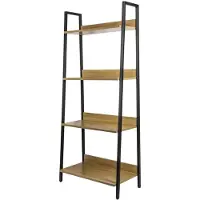 Erro Boekenkast - Boekenrek - 60x30x140 cm - Bruin Zwart
