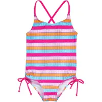 Playshoes Badpak lichtblauw / oranje / fuchsia / rosa