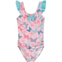 Playshoes Badpak mintgroen / lila / rosa / pitaja roze