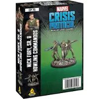Atomic Mass Games Mcp: Nick Fury Sr & The Howling Commandos Figure Veelkleurig Kinderen