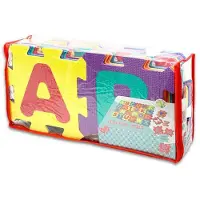 Tachan 26 Piece Pastered Carpet 32 X Alphabet 32 Cm Veelkleurig 18-24 Months Kinderen