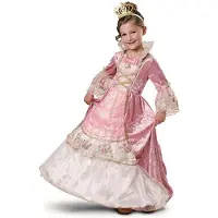 MOM Elegant Queen Girl Costume Roze 5-6 Years Kinderen