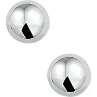 The Jewelry Collection Oorknoppen Bol - Zilver