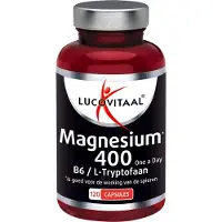 Lucovitaal - Magnesium 400 met l-tryptofaan - 3 x 120 capsules - Voordeelverpakking