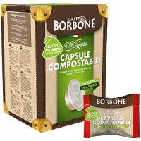 Caffe Borbone | Don Carlo Miscela Rossa Composteerbaar - 50 capsules voor Lavazza A Modo Mio