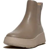 FitFlop F-mode leather flatform chelsea boots