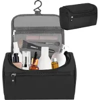 Springos Toilettas - Make Up Tas - Cosmetica - 25x14x15 cm - Zwart