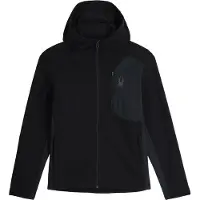 Spyder - Fleeces - Bandit Hooded Jacket Black voor Heren - Maat M - Zwart