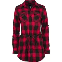 Brandit Blouse rood / zwart