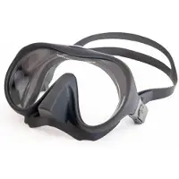 OMS Tribe Ultra Clear Diving Mask Zwart