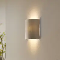 Envostar Wandlamp Idun, dimbaar, crème / amber, Woon-/ Eetkamer, Modern, wandlamp