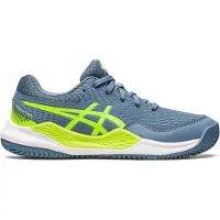Asics Gel-Resolution 9 GS Clay Junior Steel Blue/Hazard Green