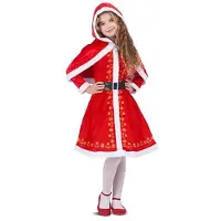 MOM Kerst Monada Jurk Met Enaguas En Coverhombros Met Capuchon Junior