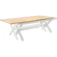Yoi Tuintafel Wakai White Teak 236 x 100 cm