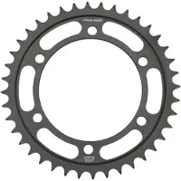 JT Sprockets 530 Jtr499.40zbk Steel Achtertandwiel