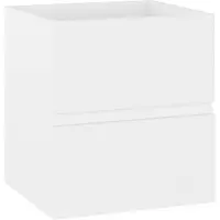 The Living Store Gootsteenkast - Badkameropbergmeubel - 41 x 38.5 x 45 cm - wit - spaanplaat