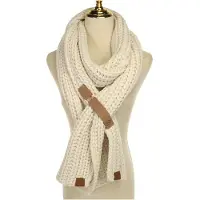 I'm Dutch Sjaal Alesund - Cream-Beige