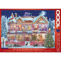 Sonstige Verlage Voorbereidingen voor Kerstmis. Puzzel, 1000 stukjes