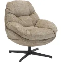 Giga Meubel Draaifauteuil Leonne Taupe