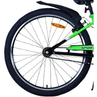 Volare Sportivo Kinderfiets - Jongens - 26 inch - Groen Zwart - Twee Handremmen