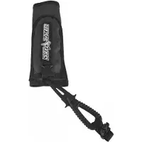 Dive System Inflator Knife With Sheath Zwart