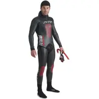 Spetton Extreme 7 Mm Smoothskin & Metallite Speervissen Wetsuit Zwart M Man