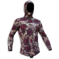 Kynay Camouflaged Cell Skin 7 Mm Diving Jacket Rood XL Man