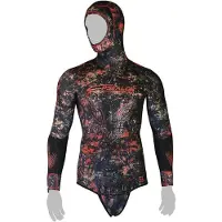 Epsealon Demoskin 3 Mm Spearfishing Jacket Veelkleurig XS Man